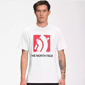 The North Face Men's White Short-Sleeve Logo Play Tee  - XL